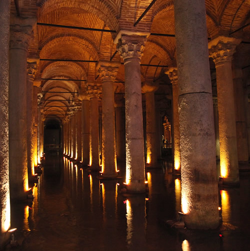 Bascilica Cistern in Istanbul